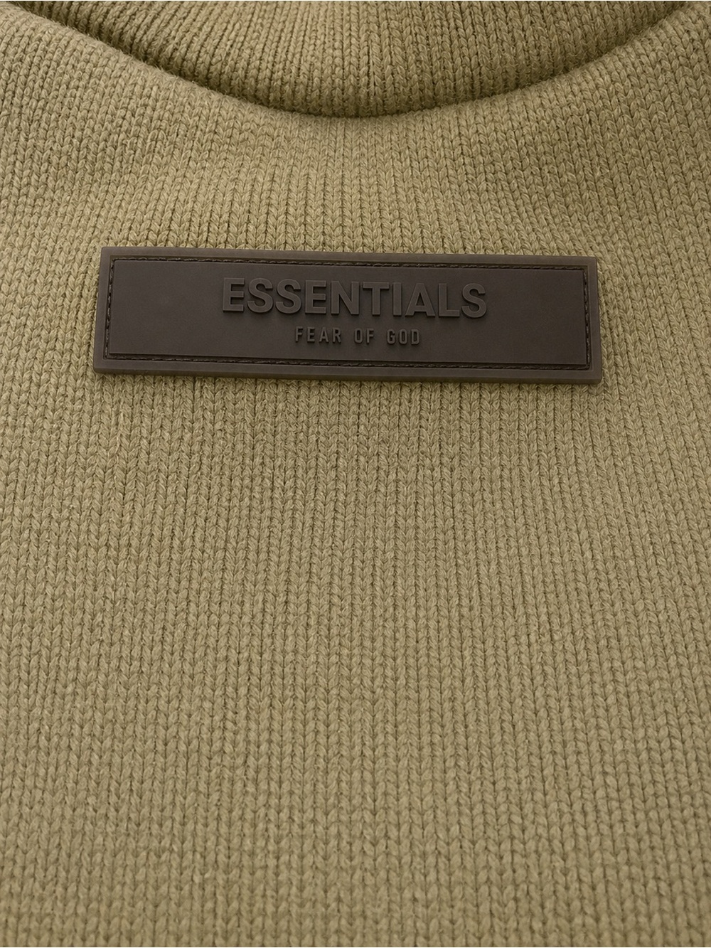 Fear of God Essentials Women’s Zip Up Knit Jacket Wheat Oversized M NWOT - Picture 12 of 12